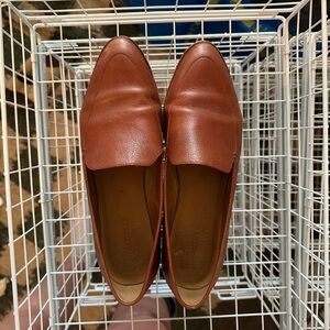 Madewell Brown Leather Loafers Flats